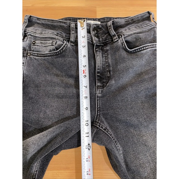 Free People We The Free Shayla Bootcut Mid-Rise Black Jeans Size 29 - Picture 6 of 11